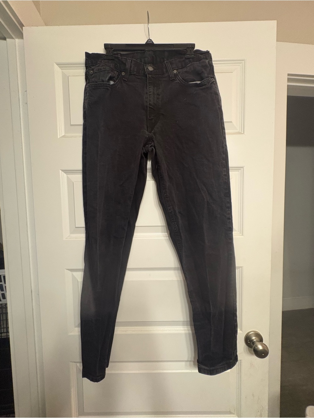 Levi's Men's Skinny Jeans in Faded Black